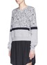 Front View - Click To Enlarge - MARKUS LUPFER - 'Linear Woodland' print Kate sweatshirt