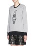 Front View - Click To Enlarge - MARKUS LUPFER - 'Gnome Flock' Layla sweatshirt