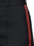 Detail View - Click To Enlarge - GIVENCHY - Tuxedo stripe cropped suiting pants