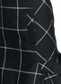 Detail View - Click To Enlarge - SACAI - Windowpane check wool twill flounce skirt