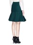 Back View - Click To Enlarge - SACAI - Button tab front drop waist felt skirt