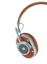 Detail View - Click To Enlarge - MASTER & DYNAMIC - MH40 over-ear headphones - Brown Leather / Silver Metal