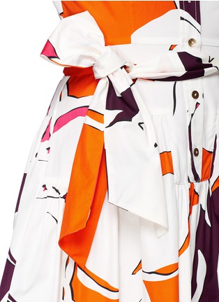 Detail View - Click To Enlarge - DIANE VON FURSTENBERG - 'Scarlet' graphic print cotton poplin shirt dress
