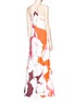 Back View - Click To Enlarge - DIANE VON FURSTENBERG - 'Barths' floral print silk maxi dress