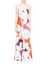 Main View - Click To Enlarge - DIANE VON FURSTENBERG - 'Barths' floral print silk maxi dress