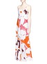 Figure View - Click To Enlarge - DIANE VON FURSTENBERG - 'Barths' floral print silk maxi dress