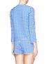 Back View - Click To Enlarge - DIANE VON FURSTENBERG - 'Giselle' gingham check print top