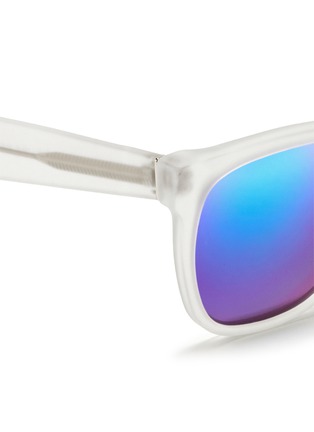 Detail View - Click To Enlarge - SUPER - 'Classic Crystal Flash Matte' mirror sunglasses