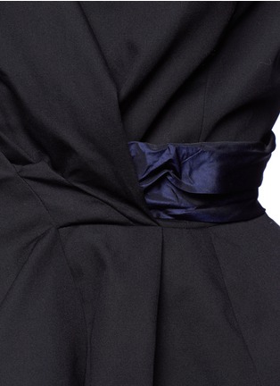 Detail View - Click To Enlarge - TOGA ARCHIVES - Side draped peplum top
