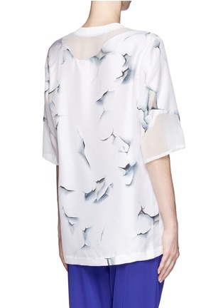 Back View - Click To Enlarge - 3.1 PHILLIP LIM - Peeled paint print oversized T-shirt