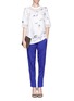Figure View - Click To Enlarge - 3.1 PHILLIP LIM - Peeled paint print oversized T-shirt