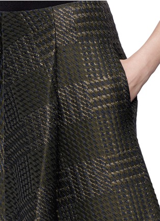 Detail View - Click To Enlarge - 3.1 PHILLIP LIM - Houndstooth box pleat skirt