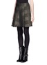 Front View - Click To Enlarge - 3.1 PHILLIP LIM - Houndstooth box pleat skirt