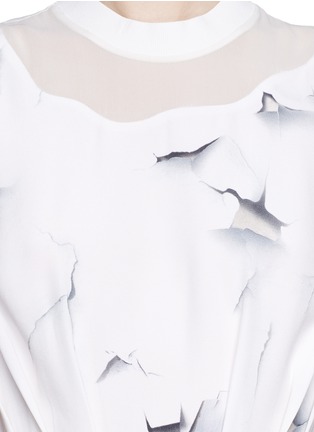 Detail View - Click To Enlarge - 3.1 PHILLIP LIM - Peeled paint print dress