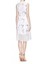 Back View - Click To Enlarge - 3.1 PHILLIP LIM - Peeled paint print dress