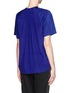 Back View - Click To Enlarge - 3.1 PHILLIP LIM - Purple jersey front silk top