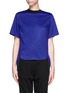 Main View - Click To Enlarge - 3.1 PHILLIP LIM - Purple jersey front silk top