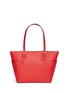 Back View - Click To Enlarge - MICHAEL KORS - 'Jet Set Travel' top zip saffiano leather tote