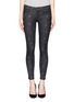 Main View - Click To Enlarge - CURRENT/ELLIOTT - 'The Stiletto' star print washed jeans