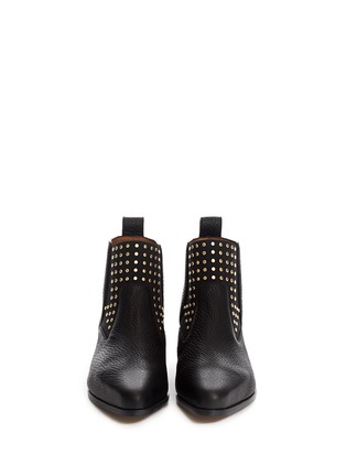 Figure View - Click To Enlarge - CHLOÉ - Stud leather Chelsea ankle boots