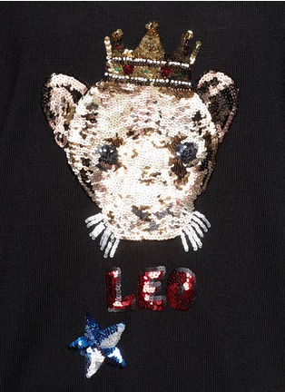 Detail View - Click To Enlarge - MARKUS LUPFER - 'Leo' sequin sweater