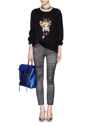 Figure View - Click To Enlarge - MARKUS LUPFER - 'Leo' sequin sweater