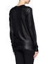 Back View - Click To Enlarge - HELMUT LANG - Coated crew neck pullover