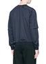 Back View - Click To Enlarge - FENG CHEN WANG - Detachable sleeve stripe patch sweatshirt