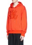 Front View - Click To Enlarge - FENG CHEN WANG - 'WE YOU' padded appliqué drawstring trim hoodie