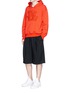 Figure View - Click To Enlarge - FENG CHEN WANG - 'WE YOU' padded appliqué drawstring trim hoodie