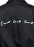 Detail View - Click To Enlarge - 73404 - 'Don't Look Back' slogan print jacket