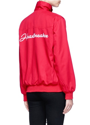 Back View - Click To Enlarge - 73404 - 'Heartbreaker' slogan print jacket