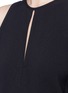 Detail View - Click To Enlarge - THEORY - 'Sarver' cold shoulder keyhole front crepe top