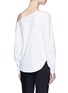 Back View - Click To Enlarge - THEORY - 'Ulrika' one-shoulder poplin top
