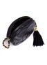 Detail View - Click To Enlarge - VINTAGE CHANEL - CC logo leather tassel oval bag