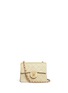 Main View - Click To Enlarge - VINTAGE CHANEL - Mini quilted lambskin leather flap bag