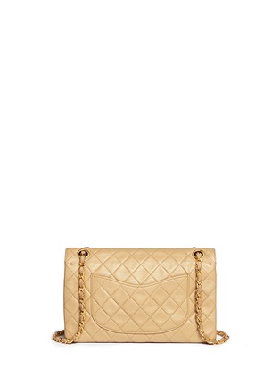 Detail View - Click To Enlarge - VINTAGE CHANEL - Quilted leather lambskin leather 10" flap bag