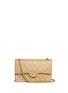 Main View - Click To Enlarge - VINTAGE CHANEL - Quilted leather lambskin leather 10" flap bag