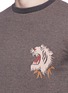 Detail View - Click To Enlarge - 73387 - 'Alaska' tiger and bear jacquard effect cotton sweatshirt