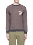 Main View - Click To Enlarge - 73387 - 'Alaska' tiger and bear jacquard effect cotton sweatshirt