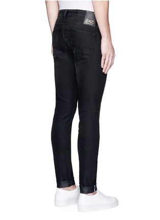 Back View - Click To Enlarge - DENHAM - 'Bolt' Candiani selvedge skinny jeans