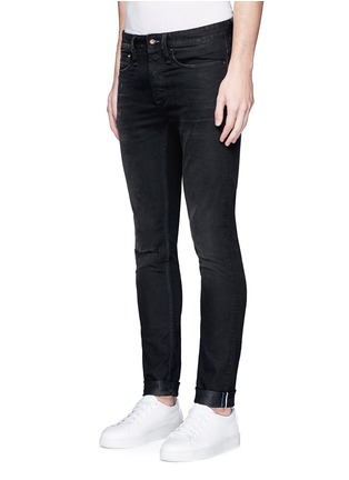 Front View - Click To Enlarge - DENHAM - 'Bolt' Candiani selvedge skinny jeans