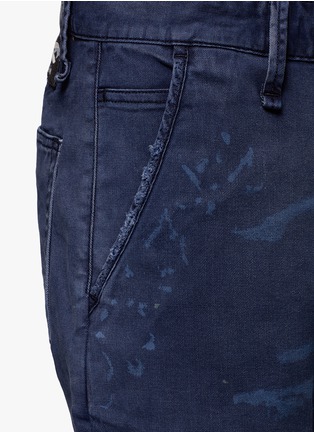Detail View - Click To Enlarge - DENHAM - 'Tokyo' paint spot carrot jeans