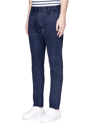 Front View - Click To Enlarge - DENHAM - 'Tokyo' paint spot carrot jeans