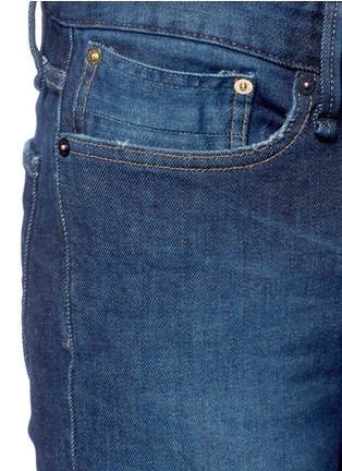 Detail View - Click To Enlarge - DENHAM - 'Razor' slim fit crystal wash selvedge jeans