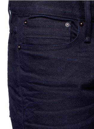 Detail View - Click To Enlarge - DENHAM - 'Razor' slim fit raw jeans