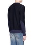 Back View - Click To Enlarge - DENHAM - Helix' cotton French terry sweatshirt
