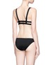 Back View - Click To Enlarge - VITAMIN A - 'Neutra' cutout triangle bralette swim top