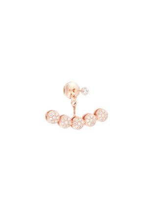 Main View - Click To Enlarge - OFÉE - Pop' diamond 18k rose gold drop single earring