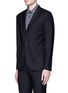 Front View - Click To Enlarge - TOPMAN - Skinny fit blazer